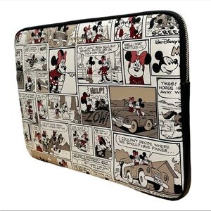 Kate Spade x Disney Minnie Comic Strip  Universal 15 Inch Laptop Sleeve NWOT